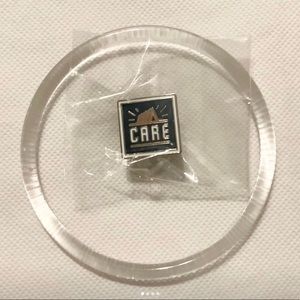 Unisex CARE Collar / Lapel Pendant